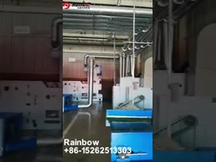 machine non-tissée de 1000kg/H Airlaid, aiguille poinçonnant la chaîne de production sentie effilochée