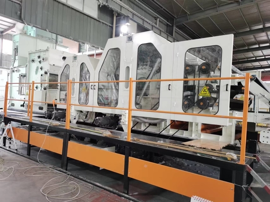 100 m/min Nouveau design machine à cartonner à haute vitesse à double cylindre pour la laine