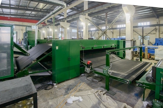 100 m/min Double ceinture machine à lamberie croisée non tissée
