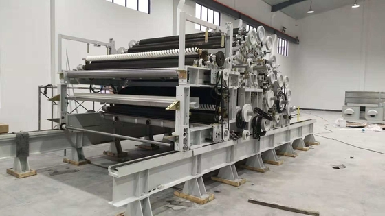 machine à cartes non-tissée de tissu d'ouate de 2.5m avec le doubles cylindre/double Doffer