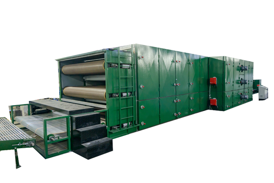 Polyester 350kg une chaîne de production d'ouate d'heure avec la fonction de mémoire