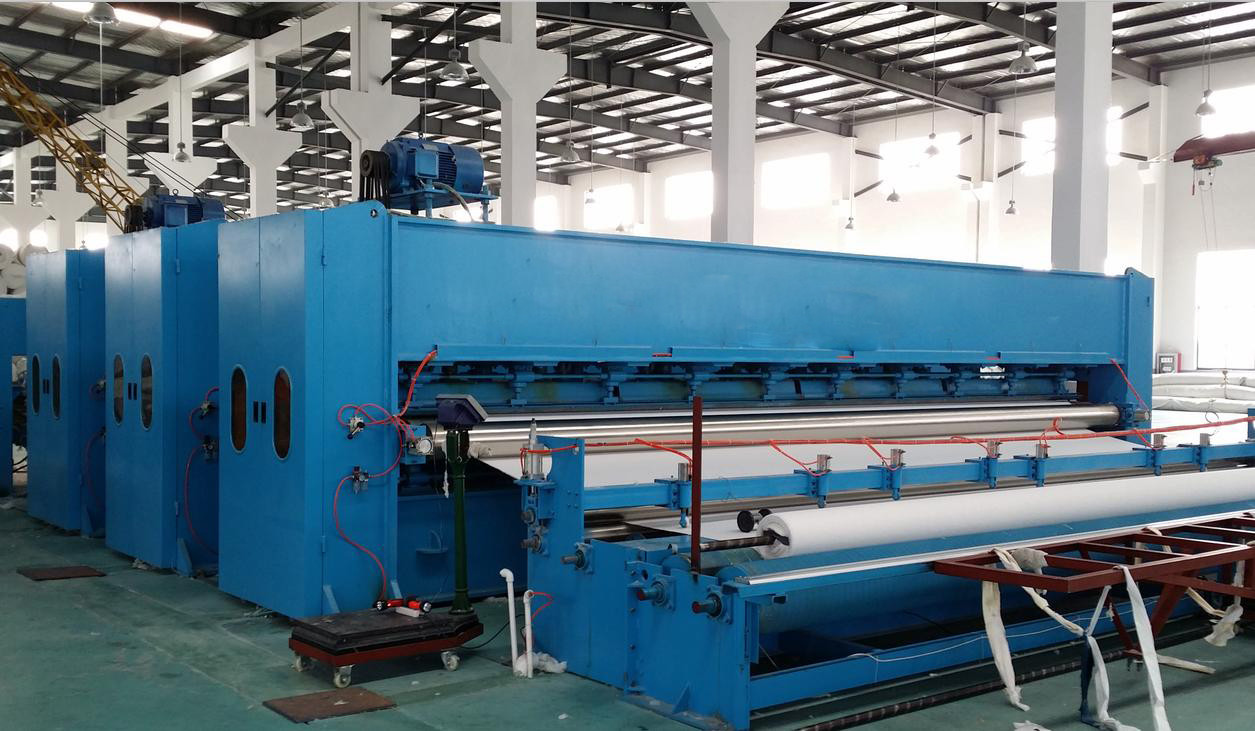 Des années HongYi-2 de la garantie 80-500kg/h de capacité chaîne de production de poinçon d'aiguille de machine de fabrication de textile tissé non