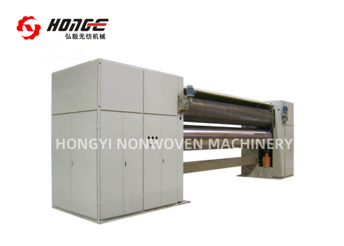 Ligne de production de rouleaux à chaud à deux rouleaux non tissés pour la liaison thermique