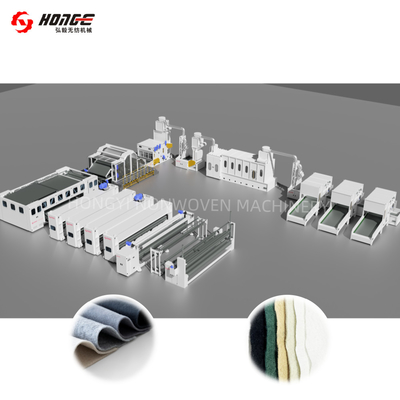 2025 Machine de perçage à l'aiguille de haute qualité en feutre Tissu non tissé pour la ligne de production de géotextile